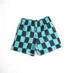 Zwembroek short geblokt groen zwart L, Kleding | Heren, Badmode en Zwemkleding, Verzenden, Maat 52/54 (L), Groen, Zwemshort