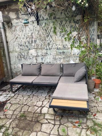Loungeset tuin bank met kussens beschikbaar voor biedingen