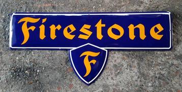 Firestone emaillen reclame bord banden garage showroom etc beschikbaar voor biedingen