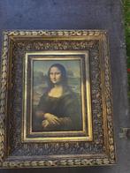 Tableau  Mona Lisa cadre en bois, Antiek en Kunst, Curiosa en Brocante
