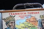 Retro vintage antieke oude schoolkaart Frankisch tijdvak, Verzamelen, Ophalen of Verzenden