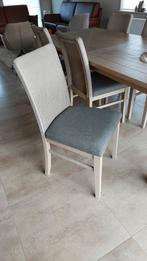 Stoelen eetkamer, Huis en Inrichting, Ophalen, Riet of Rotan, Zo goed als nieuw, Grijs