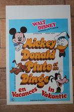 filmaffiche Mickey Donald Pluto take a Vacation filmposter, Verzamelen, Rechthoekig Staand, Ophalen of Verzenden, Zo goed als nieuw