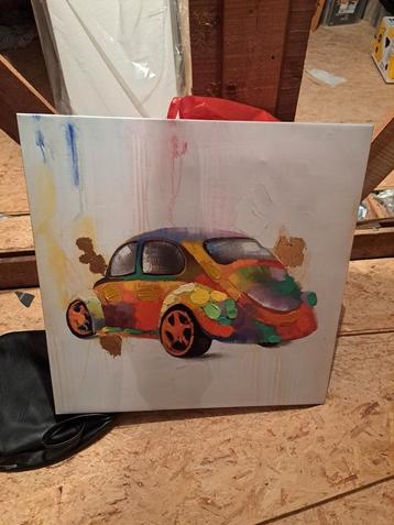 Schilderij volkswagen kever beschikbaar voor biedingen