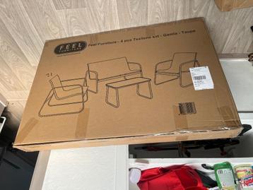 Ensemble de salon Luxe pour terrasse ou jardin - couleur Tau beschikbaar voor biedingen