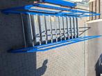 Industrie trap metaal blauw gelakt, Bricolage & Construction, Échelles & Escaliers, Enlèvement, Utilisé, Escalier, 2 à 4 mètres