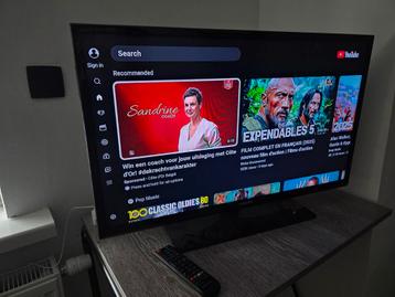 Samsung 32 inch met Android box smart TV, Enlèvement ou Envoi, Comme neuf, Samsung, Smart TV
