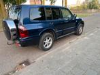 Te koop Mitsubishi Pajero 3.2 diesel bouwjaar 2003 4x4, Auto's, Mitsubishi, Automaat, Zwart, Blauw, Leder
