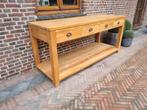 Teak sidetable/wandconsole, Huis en Inrichting, Tafels | Sidetables, Ophalen of Verzenden, Zo goed als nieuw