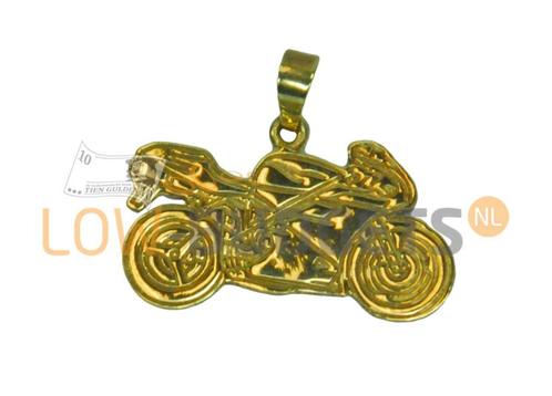 Ducati Motor Hanger Goudkleurig Sieraad, Auto diversen, Overige Auto diversen, Verzenden