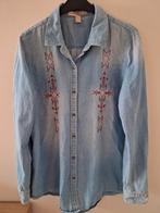 Jeansblouse m42, Kleding | Dames, Blouses en Tunieken, Ophalen of Verzenden, Zo goed als nieuw