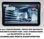 9' XXL Vrachtwagen, Camper GPS Heel Eu IGO Map.BLUETOOTH, Ophalen of Verzenden