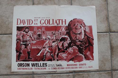 filmaffiche Orson Welles David And Goliath filmposter, Collections, Posters & Affiches, Comme neuf, Cinéma et TV, A1 jusqu'à A3