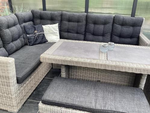 Loungeset, Tuin en Terras, Tuinsets en Loungesets, Zo goed als nieuw, Loungeset, Wicker, Meer dan 8 zitplaatsen, Ophalen