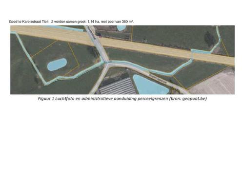 Tielt 8700 (Poelberg, kant Aarsele): Te Koop: Weide 1,14 ha, Immo, Gronden en Bouwgronden, 1500 m² of meer, Verkoop zonder makelaar