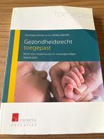 Gezondheidsrecht toegepast, Comme neuf, Secondaire inférieur professionnel, Intersentia educatief, Enlèvement