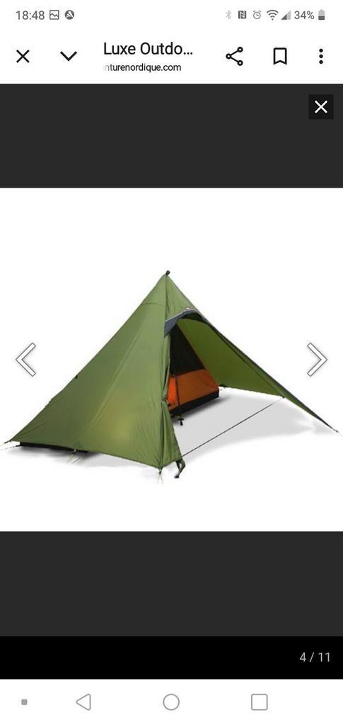 SilvHex peak pyramide tent., Caravans en Kamperen, Tenten, Zo goed als nieuw, Ophalen