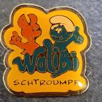 Vintage pin pretpark Walibi smurfen, Ophalen of Verzenden, Zo goed als nieuw, Figuurtje, Speldje of Pin