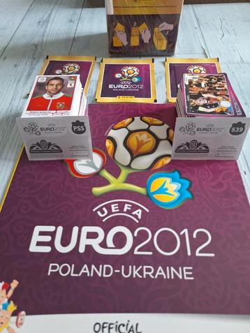 Panini leeg album + volledige set + hoezen! Euro 2012! 