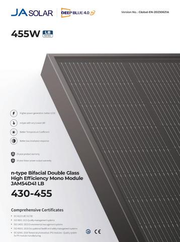 450w volledig ZWARTE zonnepanelen 56,99€ BIFACIAAL beschikbaar voor biedingen