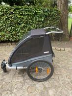 Fietskar Thule zwart XT coaster, Fietsen en Brommers, Fietsen | Bakfietsen, Opvouwbaar, Zo goed als nieuw, 2 kinderen, Ophalen