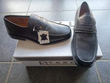 Chaussures homme cuir Starc pointure 41 neuves, Enlèvement, Neuf, Noir