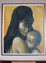 Quiénen Victor   1918 - 1983, Antiek en Kunst, Kunst | Schilderijen | Klassiek, Ophalen of Verzenden