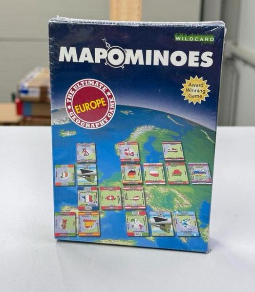 Mapominoes Europe - aardrijkskunde kaartspel NIEUW card game, Hobby en Vrije tijd, Gezelschapsspellen | Kaartspellen, Ophalen of Verzenden