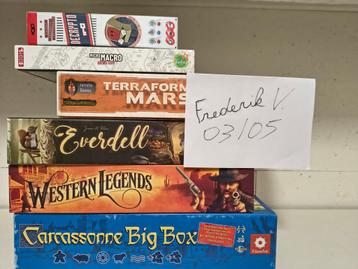 Terraforming M/Everdell/Western Legends/MICROMA FRANCAIS, Enlèvement ou Envoi