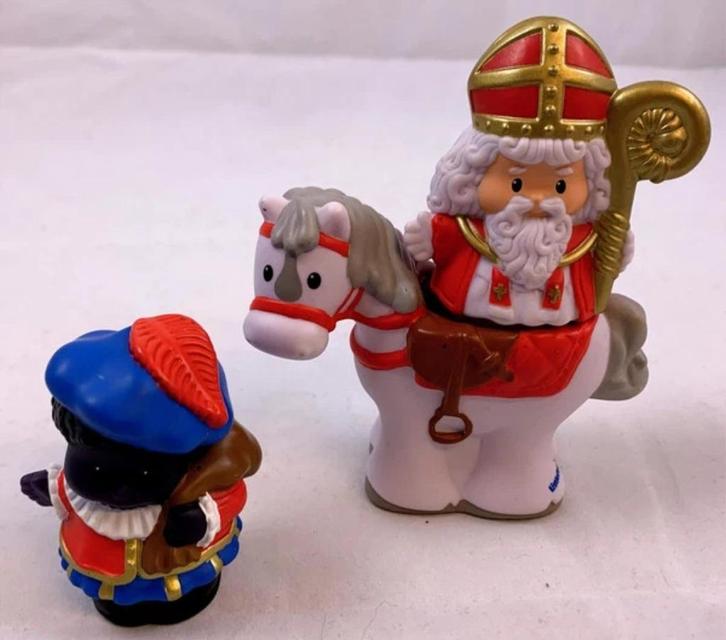 Fisher-Price Little People Sinterklaas Zwarte Piet paard set, Kinderen en Baby's, Speelgoed | Fisher-Price, Zo goed als nieuw