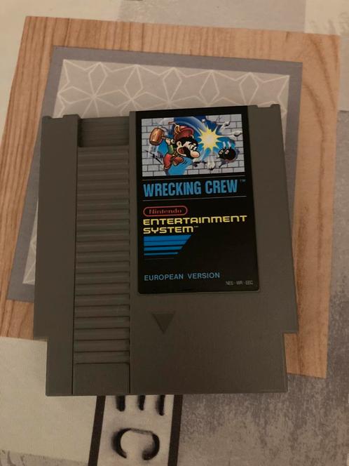 Nintendo NES: Wrecking Crew Europese versie, Games en Spelcomputers, Games | Nintendo NES, Zo goed als nieuw, Ophalen of Verzenden