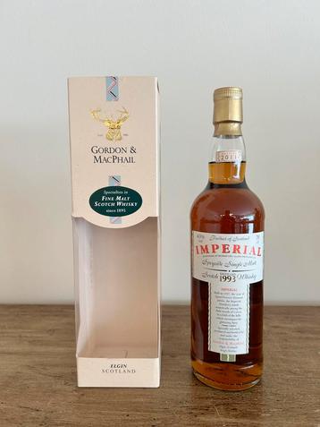 Imperial 1993 G&M Single Malt Whisky