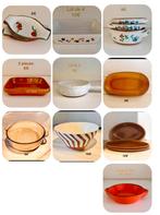 Lot de vaisselle  tons terre et ambre – céramique & verre, Enlèvement, Verre