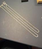 Twee ziiver rope kettingen, Handtassen en Accessoires, Kettingen, Ophalen of Verzenden, Nieuw, Zilver, Zilver