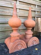 Zeldzame antieke terracotta dakpirons !, Ophalen, Gebruikt