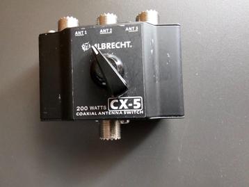 Albrecht Audio CX-5 / 3-weg coaxiale antenneschakelaar, 25€ beschikbaar voor biedingen