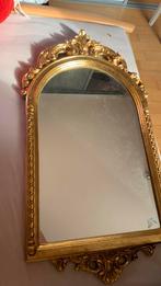 Prachtige gouden spiegel, 50 à 100 cm, Enlèvement ou Envoi, Moins de 100 cm, Autres formes