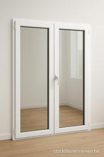 Opruiming:dubbele deuren & schuiframen zwart-crème-wit-grijs, Ophalen, 120 cm of meer, Nieuw, Buitendeur