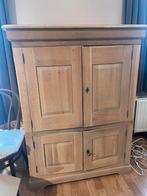 Eiken TV-kast, Huis en Inrichting, Kasten | Computermeubels, Ophalen, Gebruikt, Rustiek, 120 tot 170 cm
