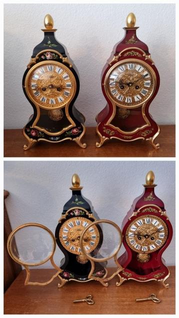 JSS mechanische klokken - Louis XV-stijl - set van 2 beschikbaar voor biedingen