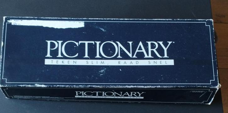 Pictionary bordspel, Hobby en Vrije tijd, Gezelschapsspellen | Bordspellen, Gebruikt, Ophalen of Verzenden