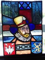 loodglas, glas in lood: Rubens, Carabiniers., Antiek en Kunst, Ophalen of Verzenden
