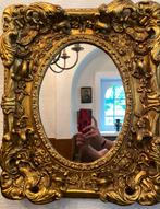 Miroir en métal doré - 60x50 cm, Antiquités & Art, Antiquités | Miroirs, Enlèvement