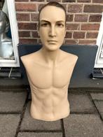 Mooie retro heren buste torso etalagepop paspop, Ophalen of Verzenden