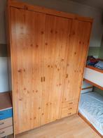 Kleerkast hout, Maison & Meubles, Chambre à coucher | Chambres à coucher complètes, Enlèvement, Utilisé