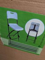 12 opklapbare  barstoelen, nieuw in de doos. 35 euro / stoel, Ophalen, Nieuw, Verstelbaar