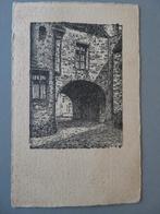 oude gravure postkaart H. Levecque Boterhuis Brugge, Verzenden, Voor 1920, Ongelopen, West-Vlaanderen