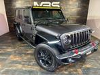 Jeep Wrangler 2.0 Turbo Sahara UTILITAIRE * LED BARRE * GPS*, Auto's, Bestelwagens en Lichte vracht, 4 deurs, 4 cilinders, Zwart
