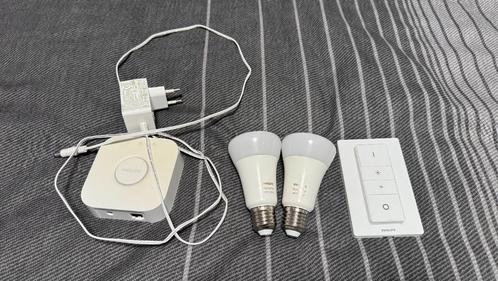 Philips Hue starterkit RGBW, Huis en Inrichting, Lampen | Losse lampen, Zo goed als nieuw, Led-lamp, E27 (groot), Ophalen of Verzenden