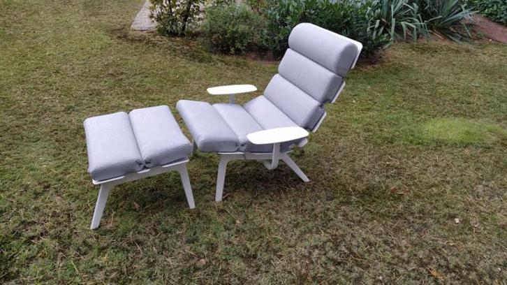 NIEUWE LOUNGESET VAN EXTERIO, 75% onder nieuwprijs!, Tuin en Terras, Tuinsets en Loungesets, Nieuw, Loungeset, Aluminium, Hocker